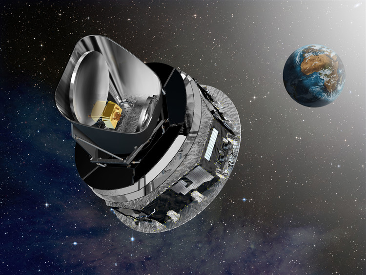 Le satellite Planck vers son orbite de travail (vue d’artiste) - droits : ESA/D. Ducros