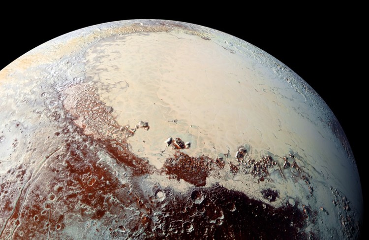 Pluton vue par la sonde New Horizon – droits : NASA/JHUAPL/SwRI