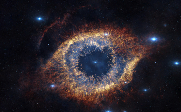 La nébuleuse Helix – droits : ESO/VISTA/J. Emerson