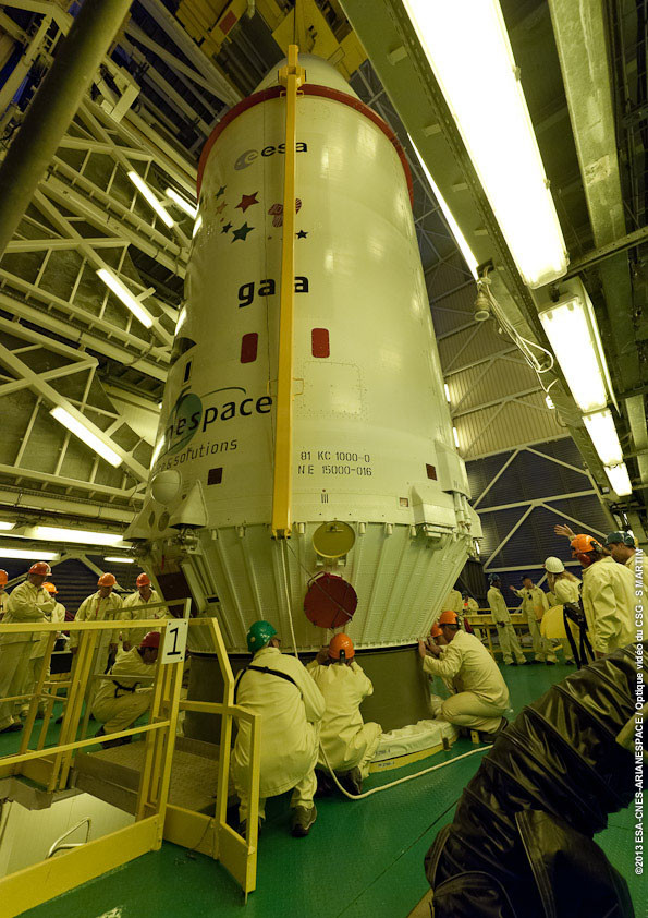 Préparation du lancement de Gaia - droits : ESA/CNES/Arianespace