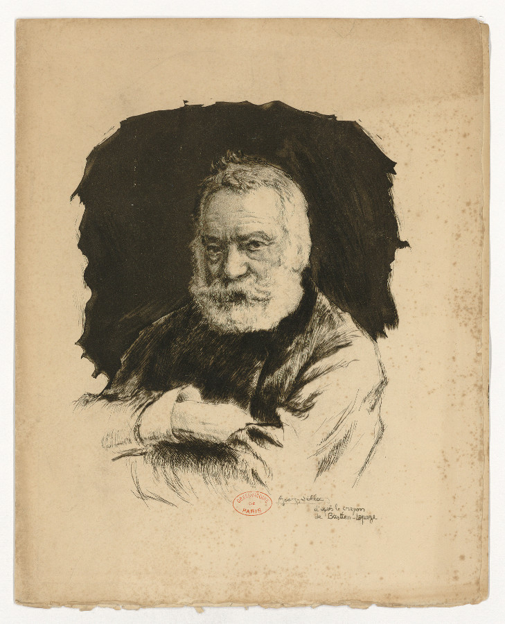 Portrait de Victor Hugo - droits : Observatoire de Paris